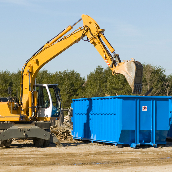 can i rent a residential dumpster for a construction project in Bethania North Carolina